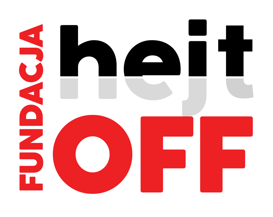 Logo Fundacji HejtOFF — partnera programu